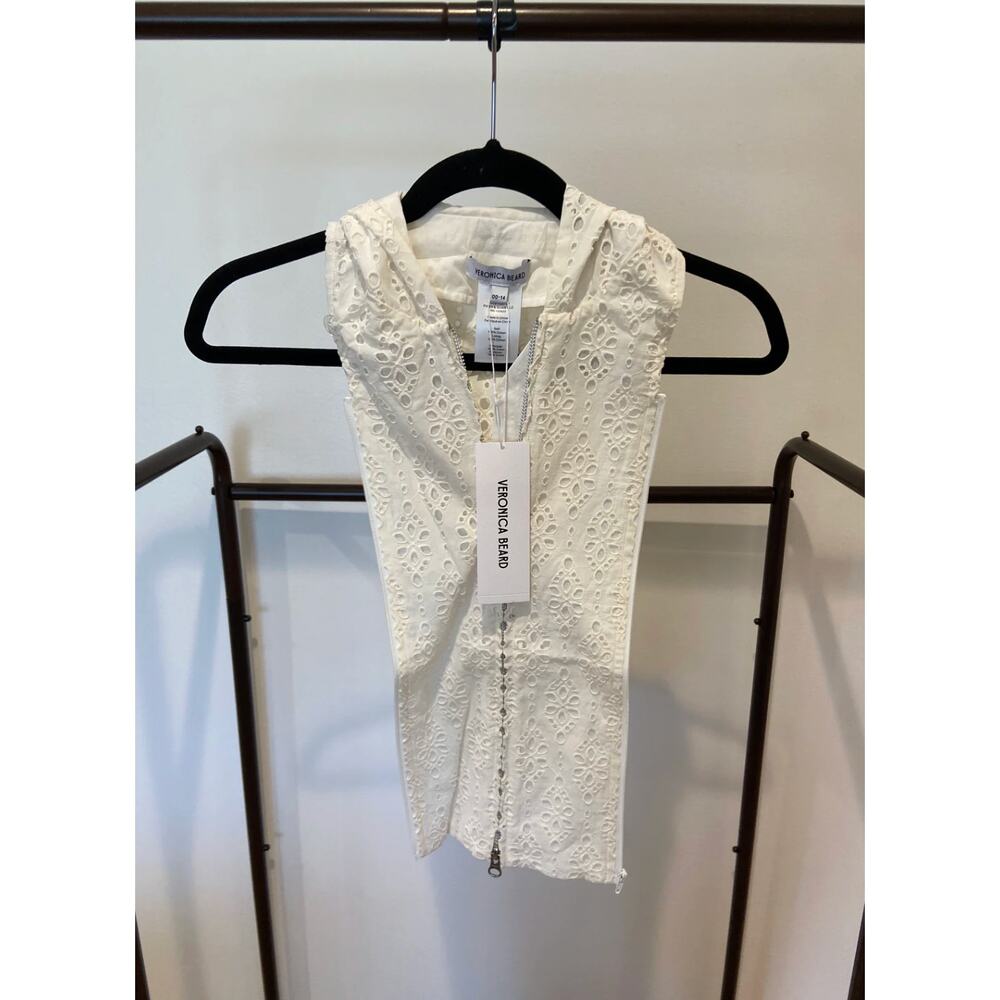 Veronica Beard Marlo Lace Hoodie Dickey size 00-14